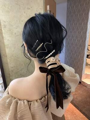 【大通り/ヘアセット】キメすぎないスタイルから結婚式のお呼ばれなどの特別なイベントもVanilla☆