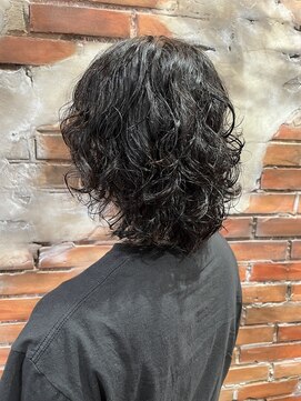 ヘアメイク エンデュー(hair make EnDeux) マッシュウルフパーマ