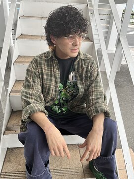 ユイマァルスロウ 倉敷(YUIMARLSLOW) 波巻きパーマ~ウルフベース~