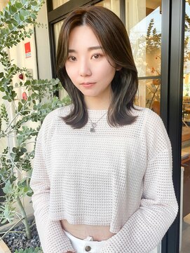 フルール(hair place Fleur) くびれが可愛い韓国ヘア×グレージュカラー