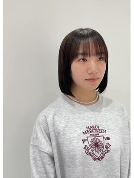 エアー 横浜(AIR) 【寺本】ワンレンミニボブ!