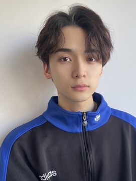 ツーダブルバイフィフス 茶屋町店(WW.. by fifth) メンズパーマツイストスパイラルパーマセンターパート刈り上げ