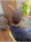 白髪ぼかしハイライト