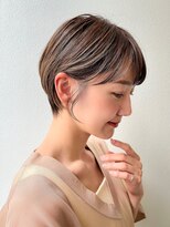 アンバー 池袋(amber)&nbsp;小顔ヘア/マッシュショート/ハイトーンカラー/縮毛矯正[池袋駅]