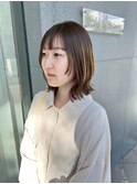 ボブ×インナーカラー