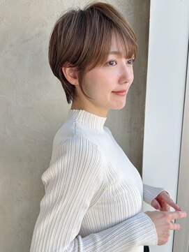 アフロート ルヴア(AFLOAT RUVUA) 似合わせ ショート ボブ 30代 40代 小顔 新宿 ひし形 前上がり