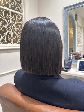 フレーム へアアンドトリートメント 天王寺北口店(FRAME) タッセルボブ