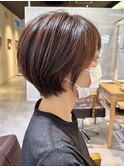 【50代・60代奈良】まとまり艶ショートボブ/髪質改善/うるは