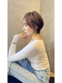 大人ショートボブ 20代30代40代ヘア 小顔