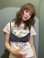 アンアミ オモテサンドウ(Un ami omotesando)&nbsp;【Un ami】くしゃっとお洒落ミディアムパーマ moeka