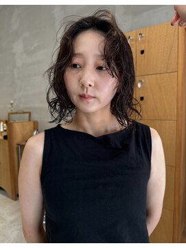 ウェウェ(wewe) 癖毛風ニュアンスボブパーマ