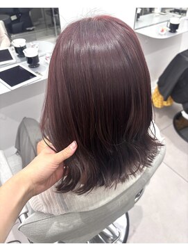 ソワ 北千住(soi) ブリーチなしWカラー×ピンクラベンダー