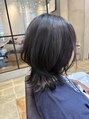 レム 綱島店(REM)&nbsp;人気のウルフ系レイヤーカット。骨格に合わせてベストバランス！