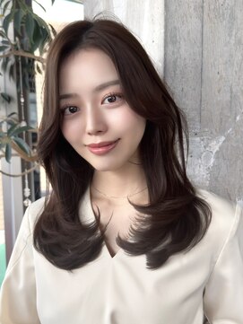 アマトウキョウ 表参道(AMA TOKYO) ２0代30代40代/レイヤーカット/大人韓国ヘア/顔まわりカット