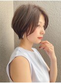 軽さのある柔らかショートヘアー