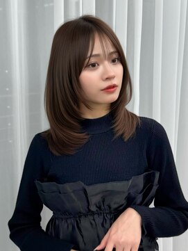 アマトウキョウスマートサロン(AMA TOKYO×Smart Salon) くびれレイヤー/顔まわりカット/レイヤーカット/小顔ヘア