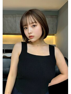 切りっぱなしボブ、インナーカラー