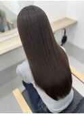 ココアダークブラウン_フェミニンロングダークアッシュ_kiki0026