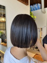 ヘアースタジオ ライト(HAIR STUDIO LIGHT)&nbsp;【40代女性】ツヤ感抜群フラットなボブ