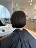 まるみボブとチョコレートブラウン
