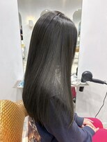 ティエラ 原宿 表参道(Tierra)&nbsp;【Tierra美侑】プレミアムケアカラーで地毛風ダークグレージュ