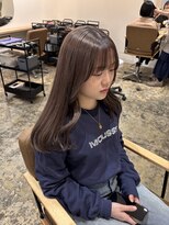 ユッカ 梅田(YUCCA)&nbsp;【YUCCA】大人可愛い/セミロング/chocolat beige