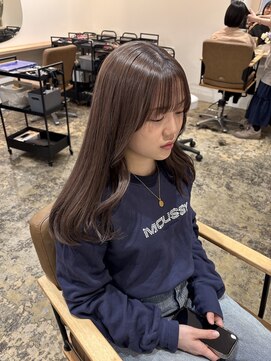 ユッカ 梅田(YUCCA) 【YUCCA】大人可愛い/セミロング/chocolat beige