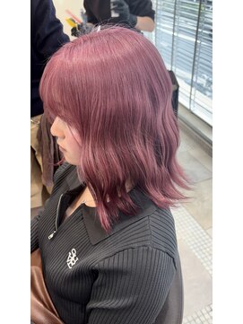 ファブ 千葉店(FaB) ピンク/ケアブリーチカラー