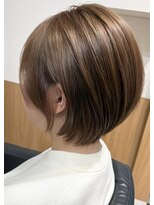 ラフテル(RAFTEL)&nbsp;【RAFTEL 鴨井】くびれショートボブ×ベージュカラー