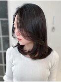 レイヤーカットハッシュカット髪質改善顔周り前髪ボブブリーチ32
