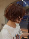 イメチェン/ピンクベージュ/アンブレラカラー/前髪/千葉駅
