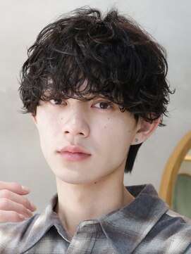 フィフス(fifth) 原宿シャドウパーマ無造作パーマラウンドマッシュウルフ刈り上げ