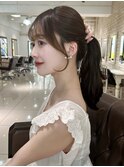 盛れる顔周りカット