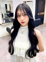 ディーバ 横浜(D.I.E.V.A)&nbsp;10代20代30代小顔くびれレイヤーロング暗髪ブルーブラック