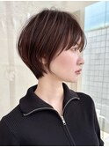 ショートヘアショートボブくびれショート丸みショート表参道