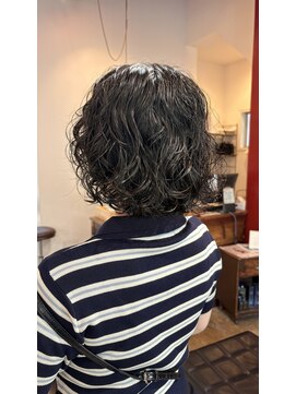 オアズヘアービィグラッド(ORe'S HAIR BE GLaD) レイヤーボブパーマ
