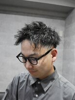 バーバーハウス ラヴィ 阿佐ヶ谷店(Barber House Lavie)&nbsp;ツーブロショート×フェード×ツイストパーマ