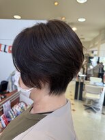 エイムコーゾー美容室(AiM KOZO)&nbsp;髪質改善×スッキリショートボブ/Ju