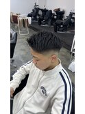 短髪フェード