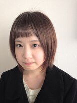 フェリシータ 緑地公園店(felicita)&nbsp;マッシュ×ベビーバング☆ワンカールフェミニンボブ