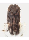 簡単ねじりアレンジ