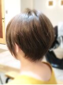 小顔効果抜群♪メリハリショートボブ