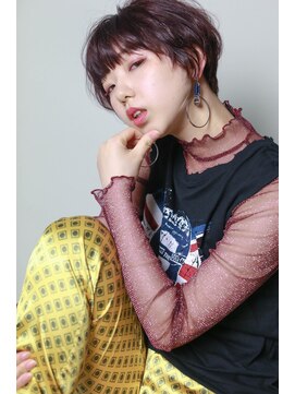 テトヘアー(teto hair) short（奥行きショート、マッシュ、マゼンタ）