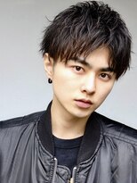 ネイビー(NAVY)&nbsp;ラフセンターパートショート