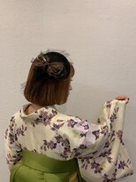 ヘアメイクサロン シャルメ(Hair Make Salon CHARMER) ストレートでも可愛い♪ボブアレンジ