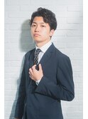 爽やかビジカジパーマ
