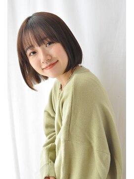 トリッカ 代官山(tricca) 【tricca代官山】パッツン艶っとボブ♪