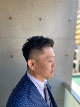 メンズサロン ウエストサイドカットクラブ(Men's West Side Cut Club) 40代おすすめアップバングショート