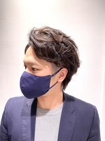 ステア ケース(stair case)&nbsp;メンズ ツーブロック ソフトツイストスパイラル 大人パーマ