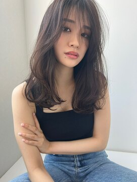 ソヨン 栄店(SOYON) シースルーバング 2WAY前髪 ニュアンスセミロング